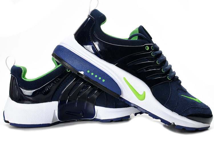 Nike Air Presto Suede Deep Blue Green Running Shoes